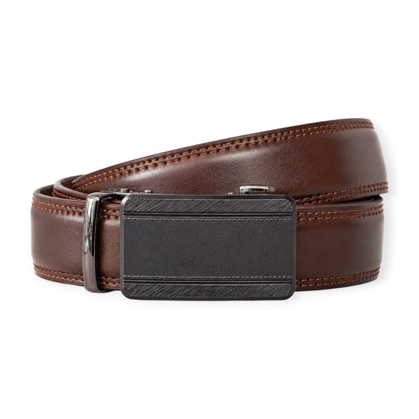 Obsidian Lock - Luxury Ratchet Leather Belt