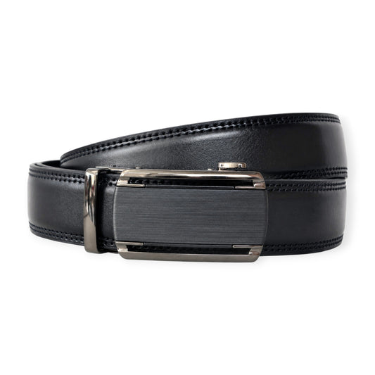 Titan Adjustable Belt - Luxury Ratchet Leather Belt
